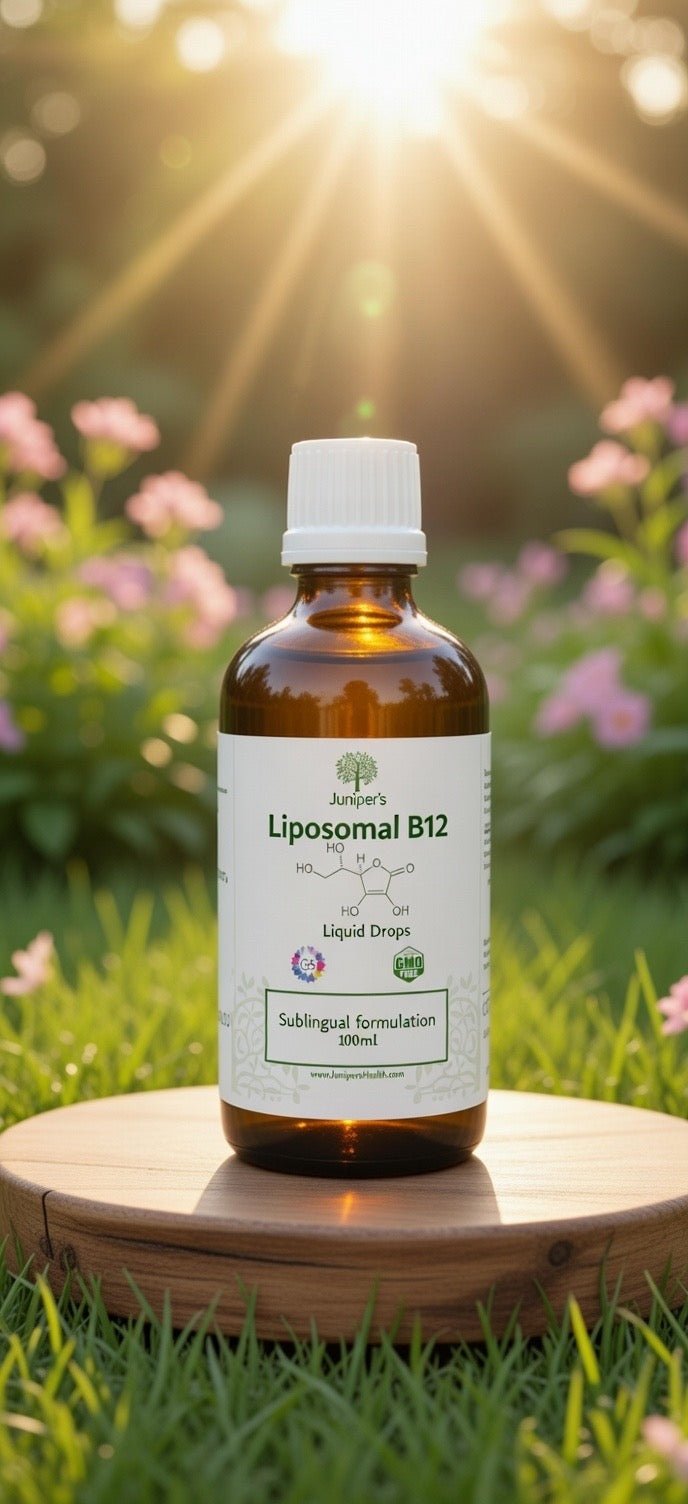 Sublingual Liposomal Vitamin B12 100ml Bottle - Junipers